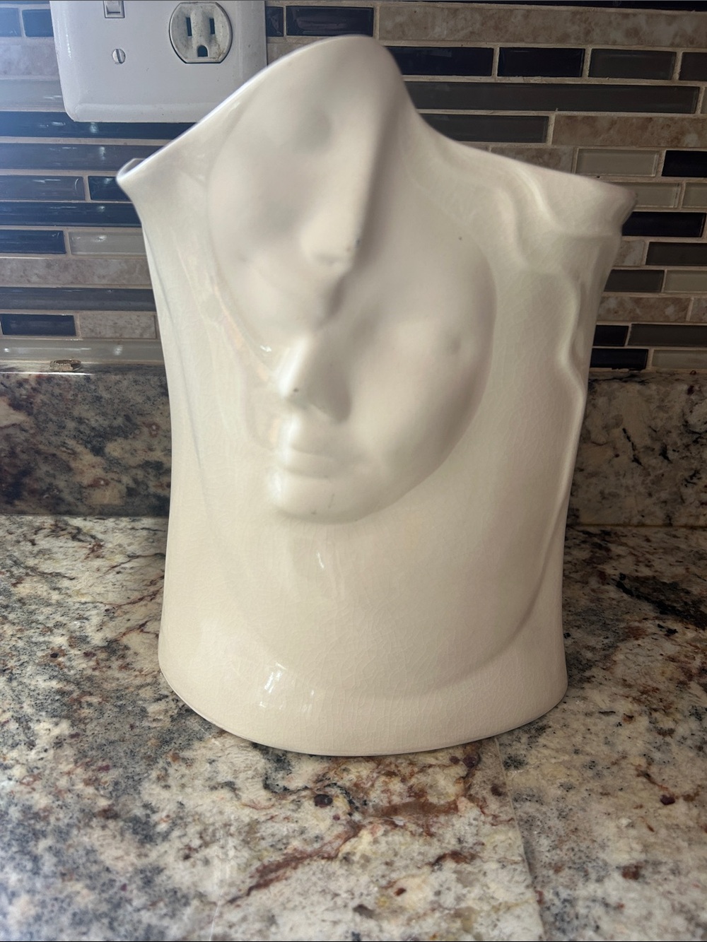 Vintage signed Lund 1990 vase